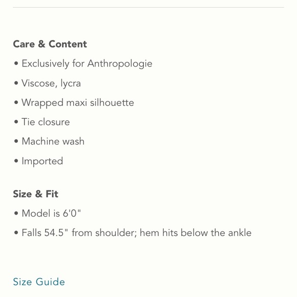 Anthropologie Wrap Maxi dress - Picture 4 of 4